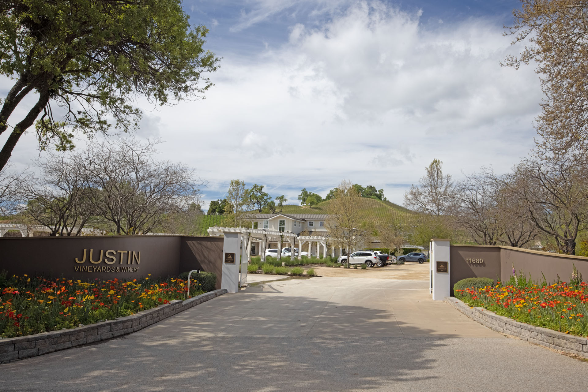 Justin Winery Entrance (Apr 15, 2024)